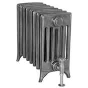 Rathmell 6 column cast iron radiator satin polished