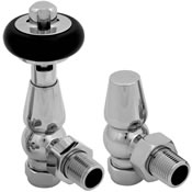 chrome thermostatic radiator valve for cast iron radiators