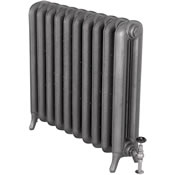 Peerless cast iron radiator in hand burnished finish