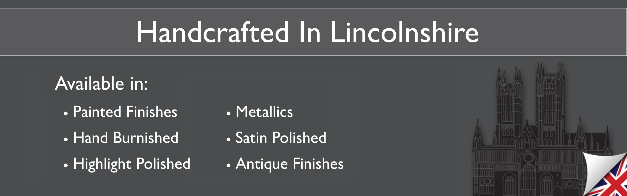 Handcrafted In Lincolnshire