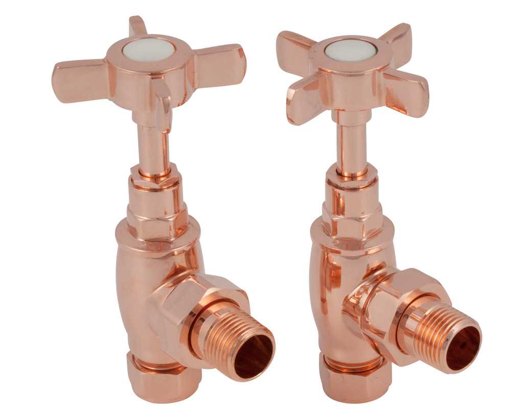towel rail manual valves copper