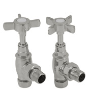 towel rail manual valve set nickel