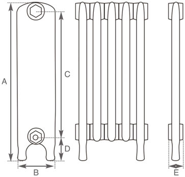 Eton Cast Iron Radiator Technical