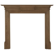 Grand wooden fire surround