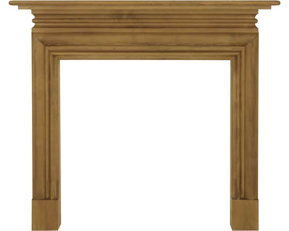 Wessex waxed solid pine fireplace surround