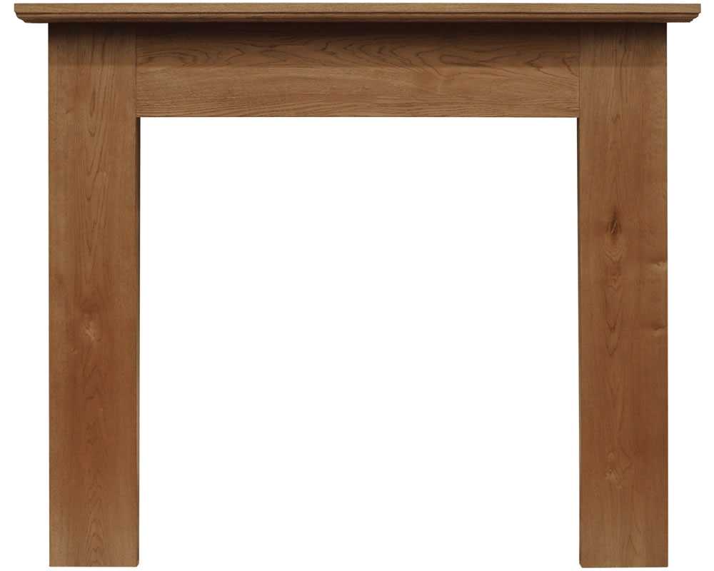 Wexford waxed solid oak fireplace surround