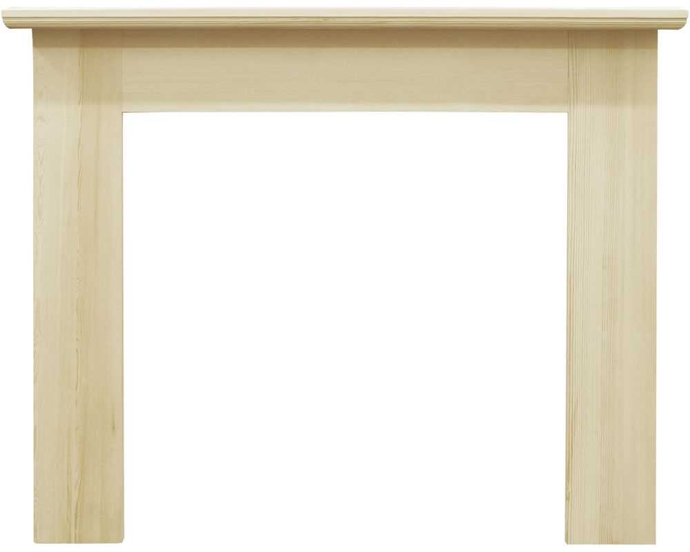 Wexford unwaxed solid pine fireplace surround