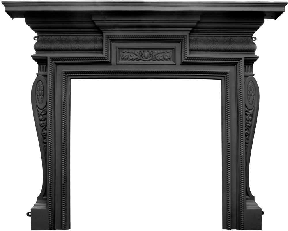 Knightsbridge cast iron fireplace black