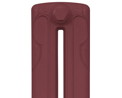 Liberty 2 column cast iron radiator section in eating room red