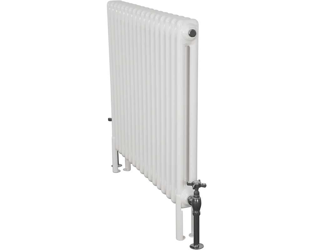 Enderby 2 column 17 section 710mm steel radiator all white