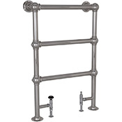 colossus steel towel rail in chrome finish