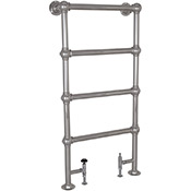 colossus steel towel rail in chrome finish