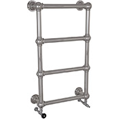 colossus steel towel rail in chrome finish