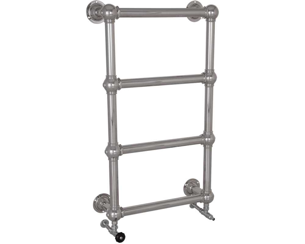 colossus steel towel rail in chrome finish