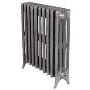 Rathmell 4 column cast iron radiator - satin polished
