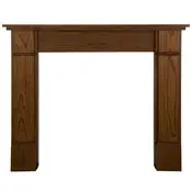 berrington waxed solid oak fire surround range