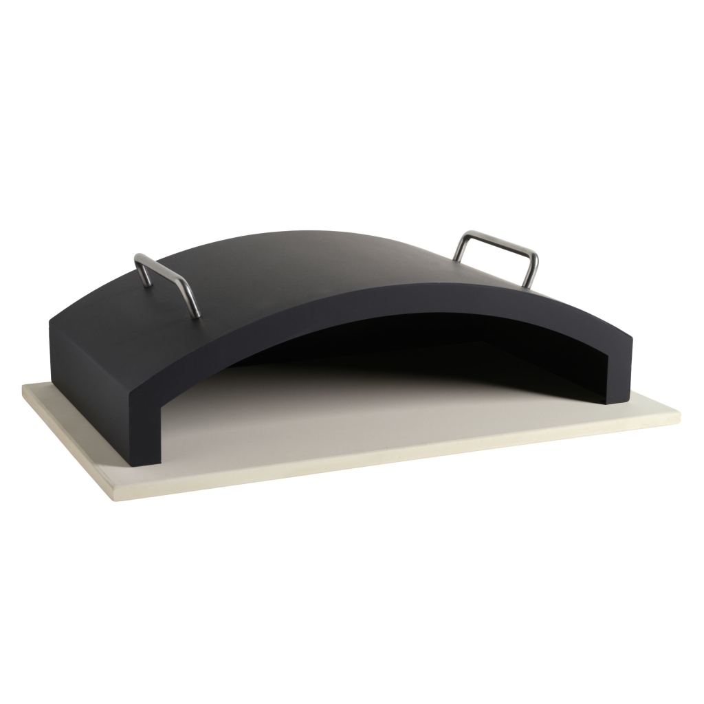 Outdoor BBQ Pizza Stone & Hood Range