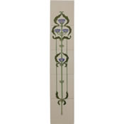 Blue Flowers Swags Tiles Range