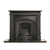 London Plate Fire Insert Black Finish Range