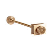 Thistle Wall Stay Brushed Brass 300 Range