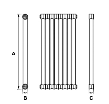 Carsington Radiator Measurements
