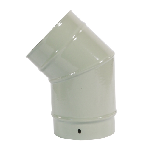 135 Degree Swept Elbow Stove Pipe Sage Green Enamel Range