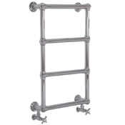 Bassingham steel towel rail chrome