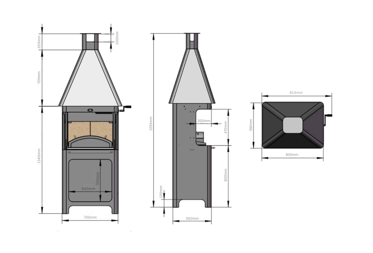Bellmount BBQ Measurements