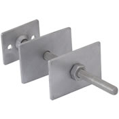 Radiator Wall Stay Chrome Square Plate Range