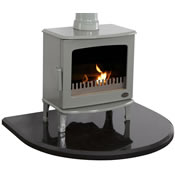 Absolute Black Granite Stove Hearth