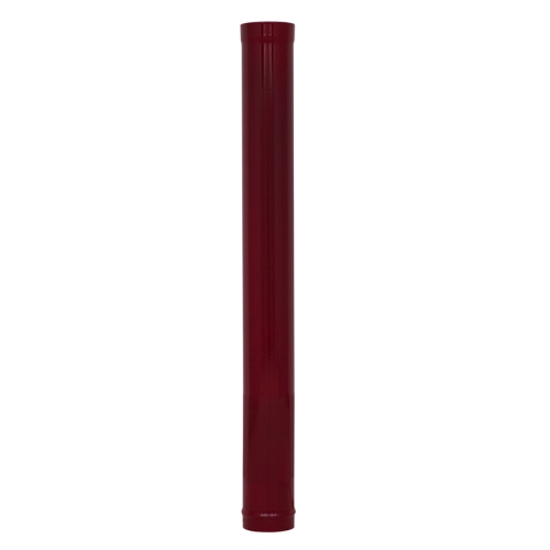 Straight Pipe 900Mm Red Enamel Range
