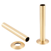 Pipe Shroud Brushed Brass Lacquered Range