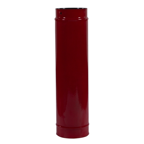Straight Pipe 500Mm Red Enamel Range
