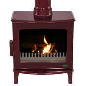 Carron Eco 2022 5Kw Stove Red Enamel Range