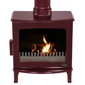 carron eco 2022 5kw stove red enamel range