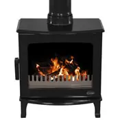 carron eco 2022 5kw stove black enamel range