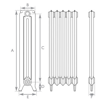 Rococo 2 Column Measurements