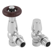 Kingsgrove thermostatic radiator valve in chrome