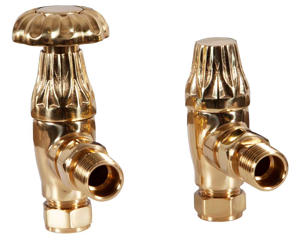Crocus Manual Valve in Brass Lacquered