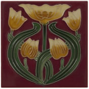 Yellow Tulip Red Tiles Range