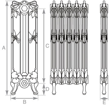 Dragonfly Cast Iron Radiator Technical