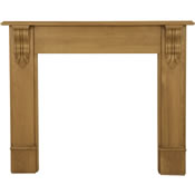 Edinburgh Corbel Waxed Solid Pine Fire Surround Range