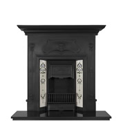 Verona Cast Iron Combination Fireplace Black Range