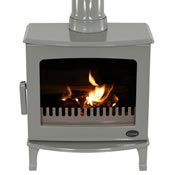 Carron Eco 2022 5Kw Stove Green Enamel Range