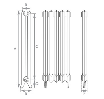 Rococo 1 Column Measurements